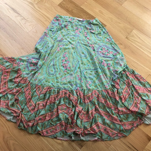 city lights maxi skirt
